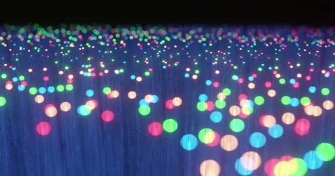 Fibre optic for data transfer Video stock 157048017