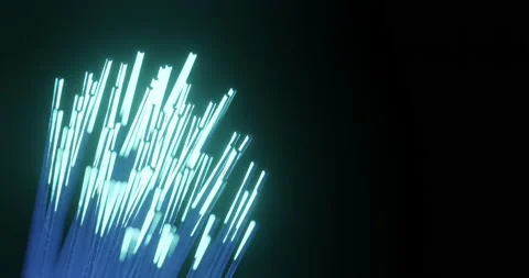 Fibre optic for data transfer Video stock 157049448