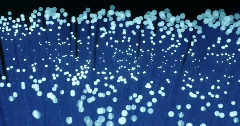 Fibre optic for data transfer transmission Stock Footage 220125409