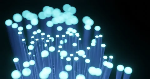 Fibre optic for data transfer transmission Stock Footage 220333782