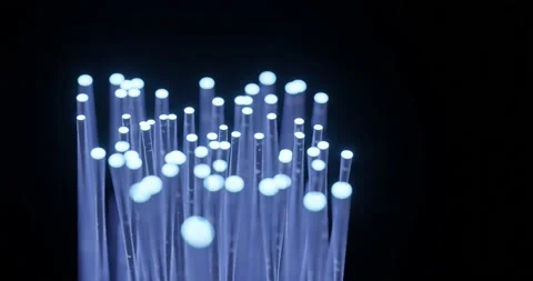 Fibre optic for data transfer transmission Stock Footage 220333803