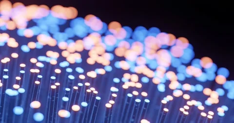 Fibre optic for data transfer transmission Stock Footage 230007510