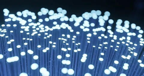 Fibre optic for data transfer transmission Stock Footage 230007514