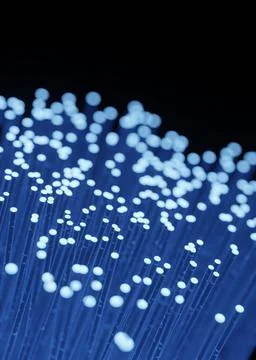 Fibre optic for data transfer transmission Illustrazione stock