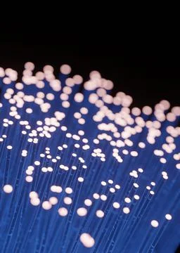 Fibre optic for data transfer transmission Stock Illustration