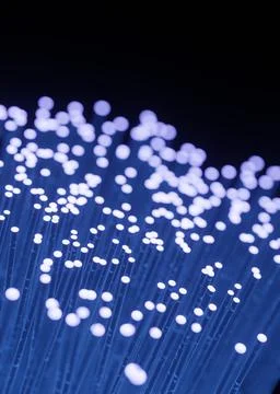 Fibre optic for data transfer transmission 스톡 일러스트