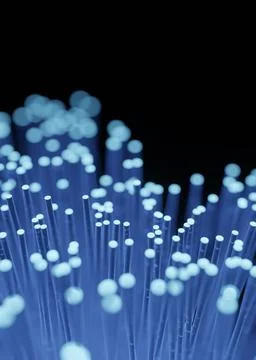 Fibre optic for data transfer transmission イラスト素材