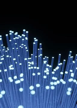Fibre optic for data transfer transmission イラスト素材