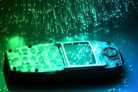 Fibre optical Foto stock