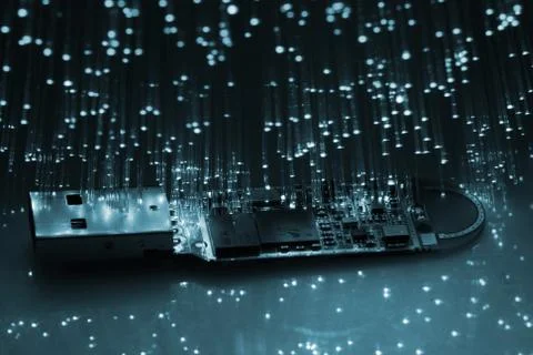 Fibre optical Stock Photos