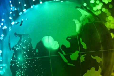 Fibre optical Foto stock