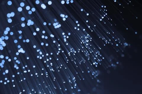 Fibre optical Foto stock