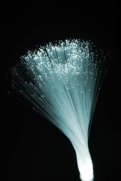 Fibre optical Foto stock