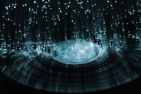 Fibre optical Foto stock