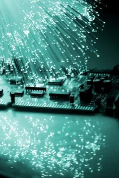 Fibre optical Stock Photos