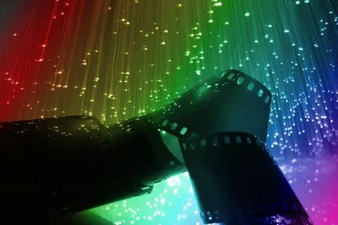 Fibre optical Foto stock