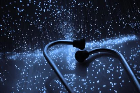 Fibre optical Foto stock