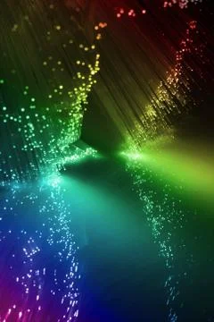 Fibre optical Foto stock