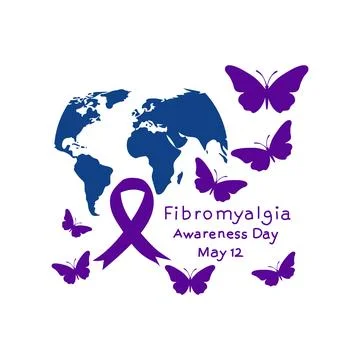 Fibromyalgia Awareness Day Stock Illustration