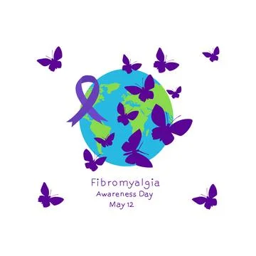 Fibromyalgia Awareness Day Stock Illustration