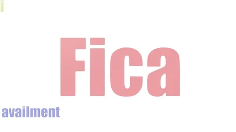 Fica Tagcloud Animated On White Background Stock Footage 107249844