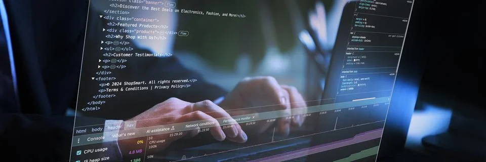 Fictional interface elements highlighted in virtual space, showcasing Stock Photos