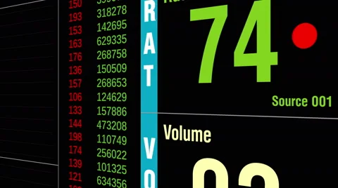 Fictional stock ticker. Dynamic graph and values. Stock Footage 60992009