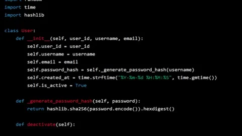 Fictitious Example of AI-generated Code Snippet 스톡 동영상 278983717