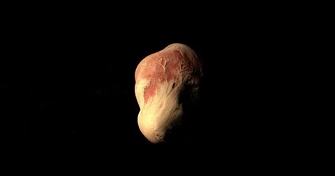 Fictitious recreation of Toutatis asteroid. Loop Stock Footage 245858825
