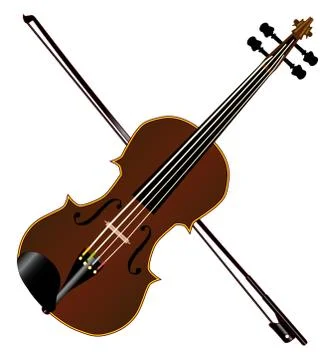 Fiddle Stock Illustration