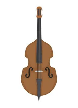 Fiddle instrument music Stock Illustration
