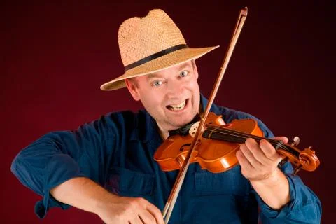 Fiddle player Stock Photos
