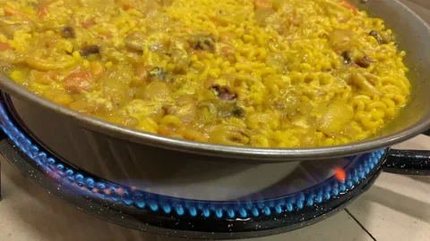 Fideua from Valencia Stockbeeldmateriaal 202609085