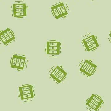 Fidget cube toy glyph vector seamless pattern 스톡 일러스트