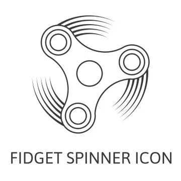 Fidget hand spinner Stock Illustration