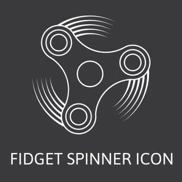 Fidget hand spinner Stock Illustration