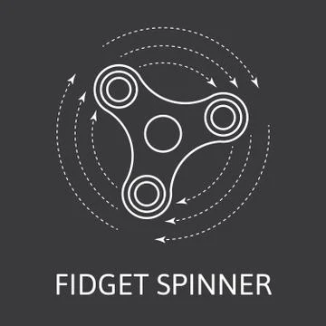 Fidget hand spinner Stock Illustration