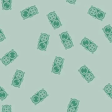 Fidget pad fidget toy glyph vector seamless pattern 库存插图