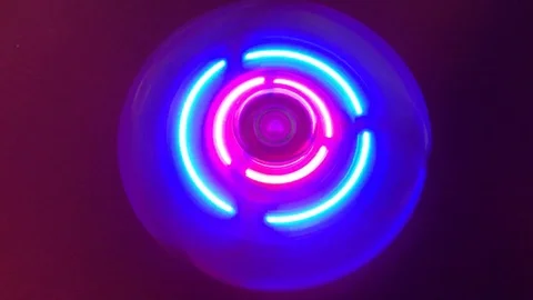 Fidget-spinner-lights Stock Footage 97968166