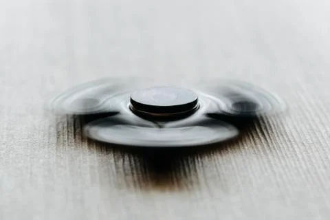 Fidget spinner macro Foto stock