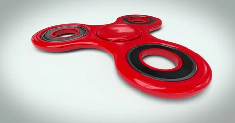 Fidget spinner rotating loop with alpha mask Stock Footage 92832479