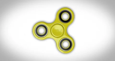 Fidget spinner rotating loop with alpha mask Stock Footage 92860122