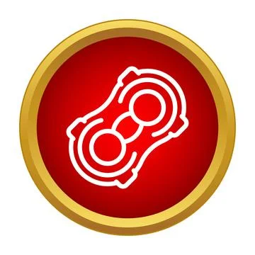 Fidget spinner toy relieving stress icon design Stock Illustration