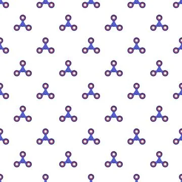 Fidget spinner toy seamless repeating pattern background 스톡 일러스트