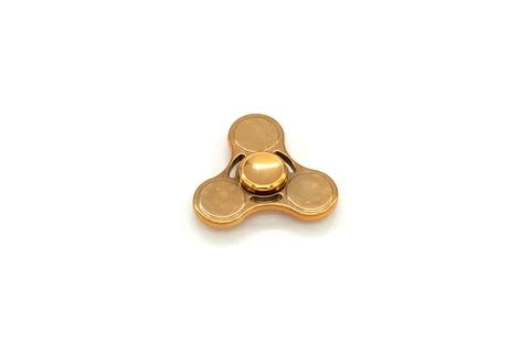 Fidget spinner on white background Stock Photos