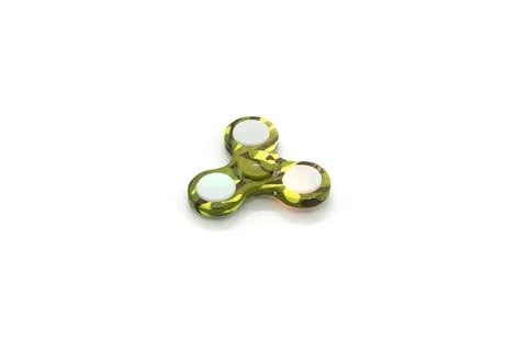 Fidget spinner on white background Foto stock