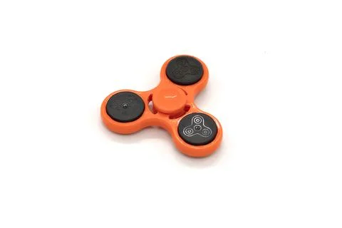 Fidget spinner on white background Foto stock