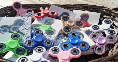 Fidget Spinners Stock Photos