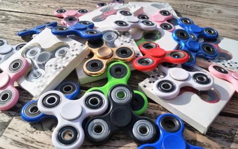 Fidget Spinners Stock Photos