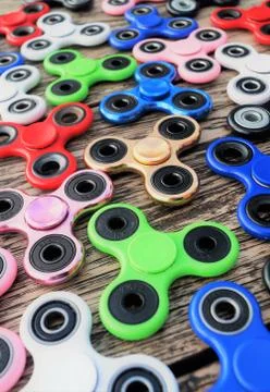 Fidget Spinners Stock Photos